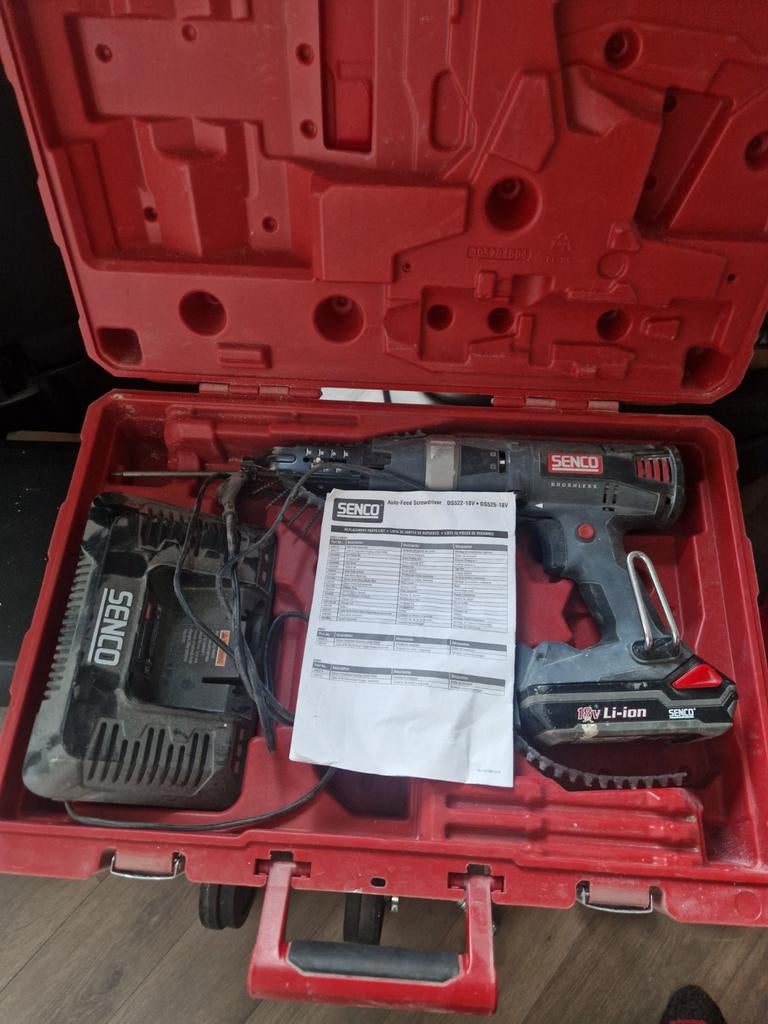 Senco DS525-18V Schroefautomaat, Doe-het-zelf en Verbouw, Ophalen of Verzenden