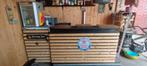 Complete Houten Bar met Tap en Koelkast, Ophalen, Gebruikt