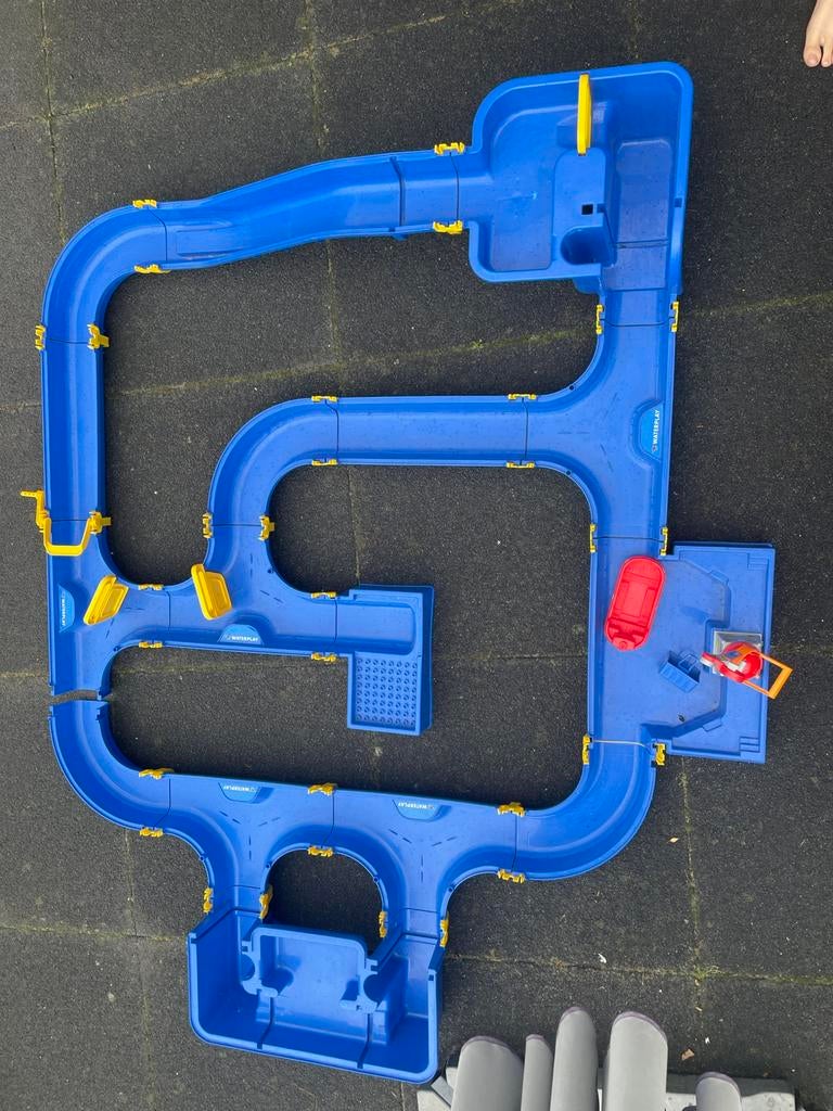 BIG Waterplay groot waterbaan  2 sluizen bootjes, Ophalen, Gebruikt