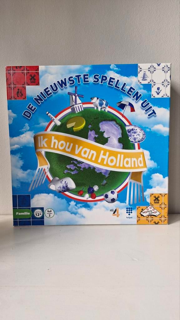 Ik hou van Holland spel, nieuw, familiespel, Vijf spelers of meer, Ophalen of Verzenden, Nieuw, Identity Games