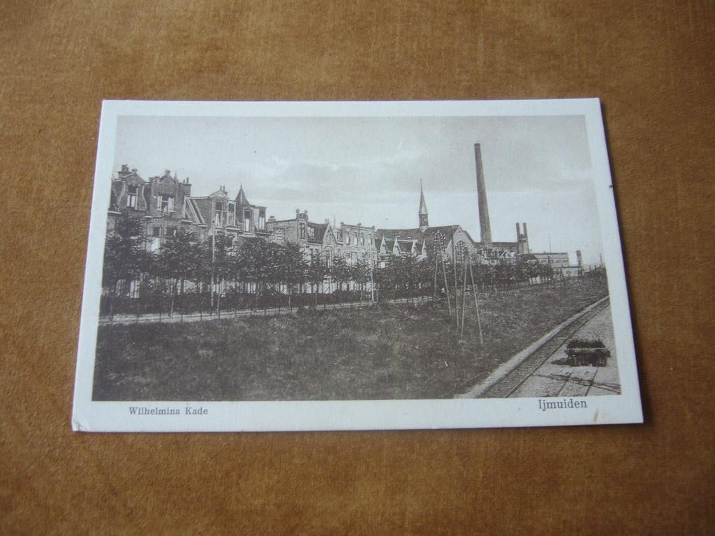 IJMUIDEN  =  WILHELMINA KADE, Ophalen of Verzenden, 1920 tot 1940, Ongelopen, Noord-Holland