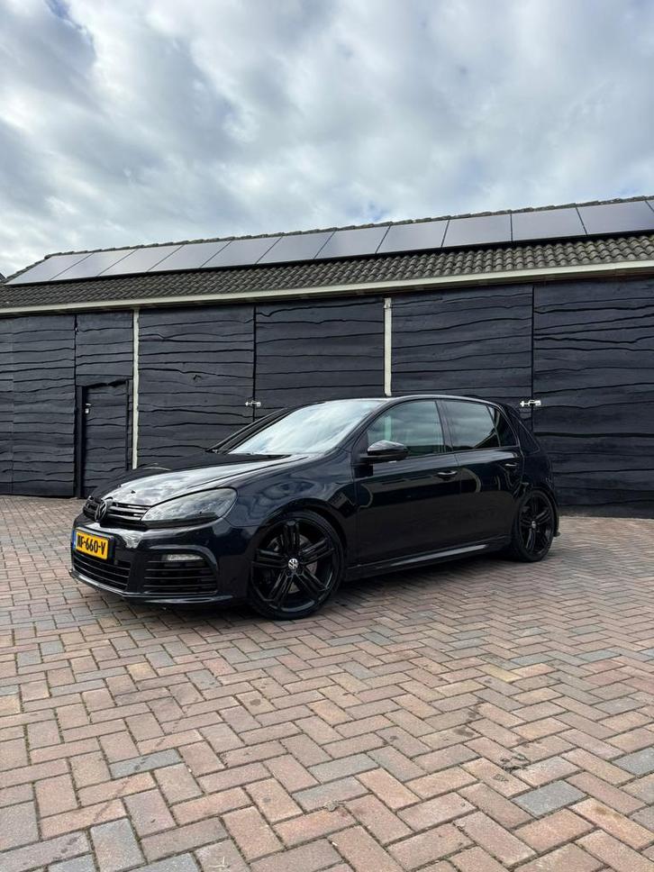Volkswagen Golf 2.0 TSI R 199KW 5D 4MOTION DSG 2011 Zwart, Auto's, Volkswagen, Golf, Benzine, E, Hatchback, Automaat, Geïmporteerd