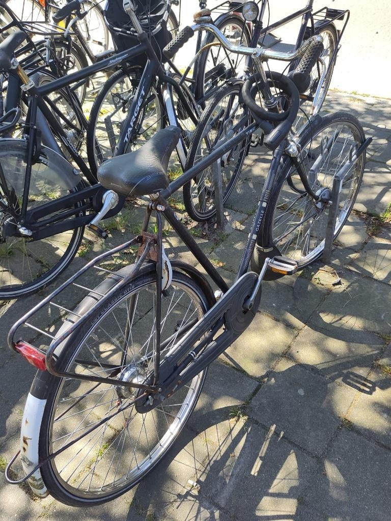 Oude Gazelle Herenfiets, Fietsen en Brommers, Ophalen, Gebruikt, Versnellingen, 65 cm of meer