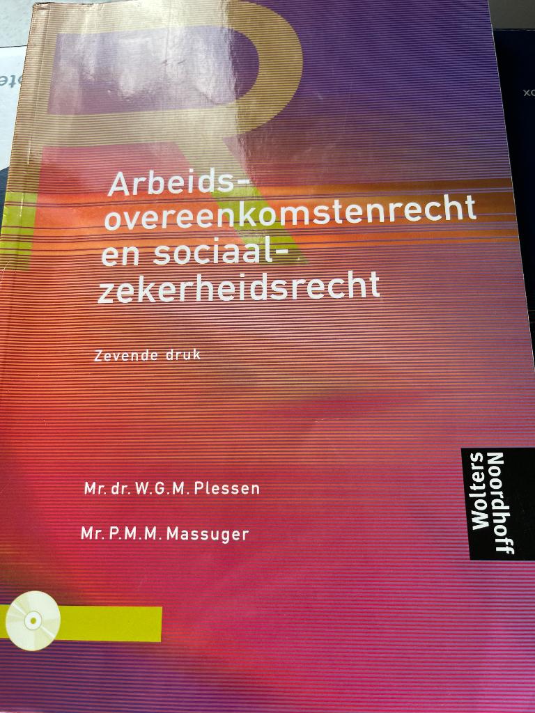 Arbeidsovereenkomstrecht en sociaal zekerheidsrecht boek, Boeken, Ophalen of Verzenden, Alpha, Gelezen, HBO