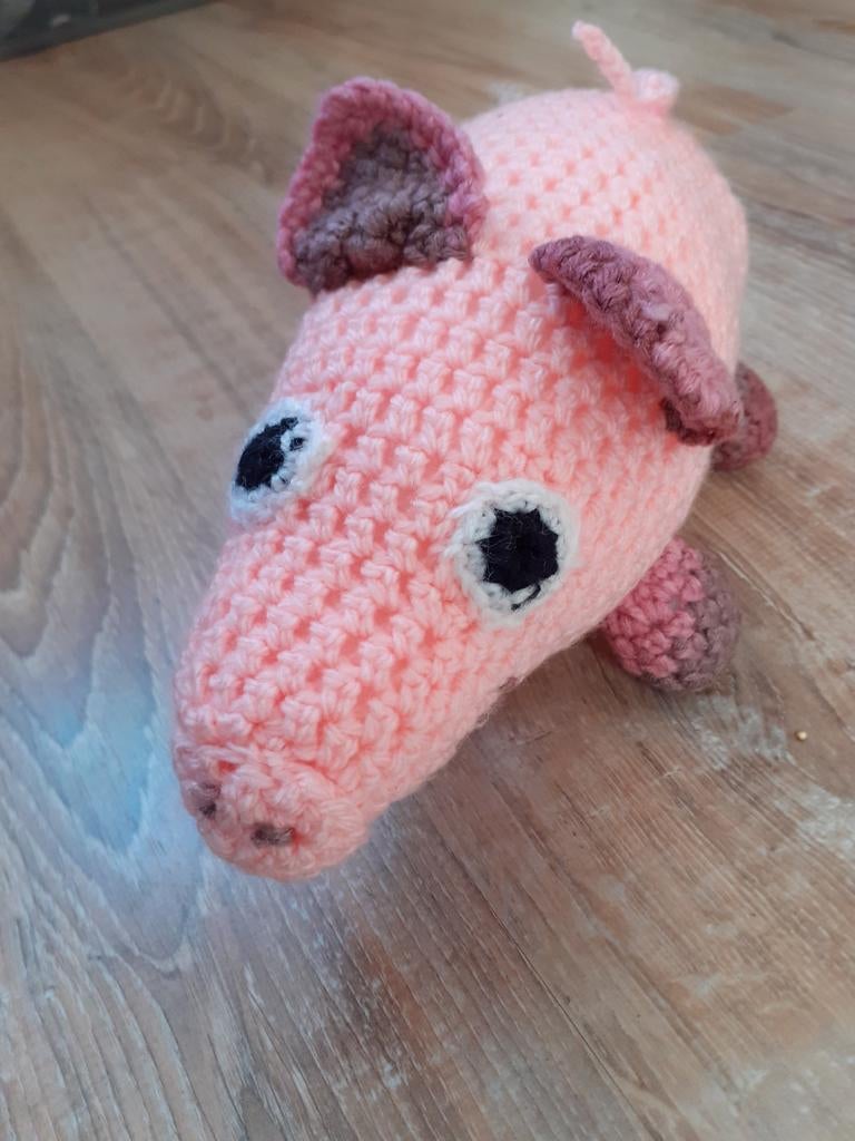 Leuk gehaakt varkentje, Overige merken, Handgemaakt, Overige typen, Nieuw