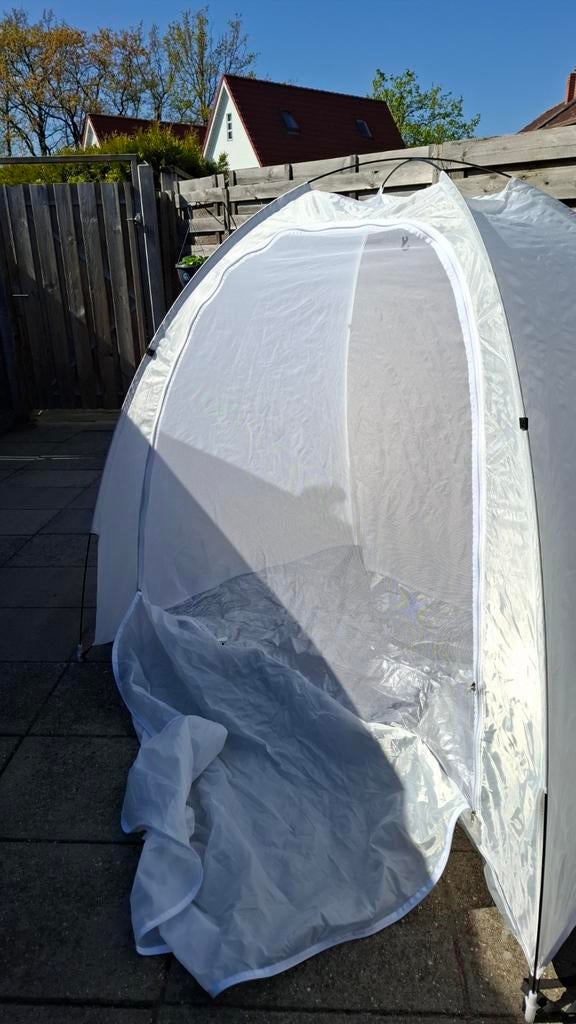 Camping caravan voor tent binnen tent, Ophalen