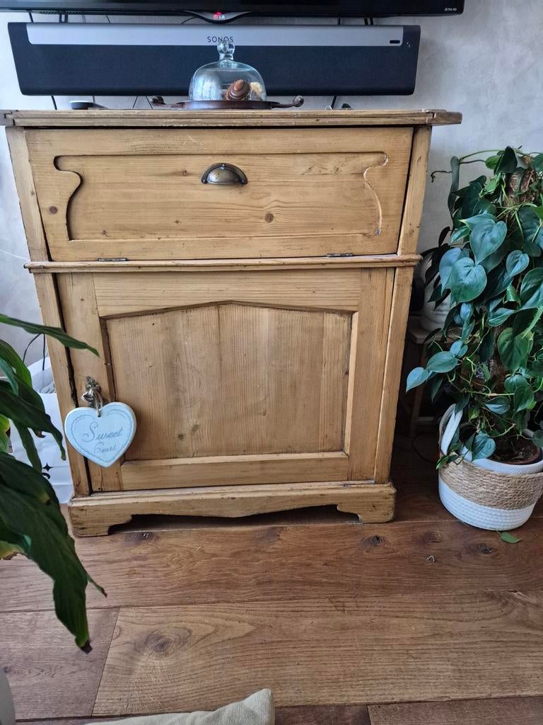 Mooi antiek grene kastje, Antiek en Kunst, Antiek | Meubels | Kasten, Ophalen