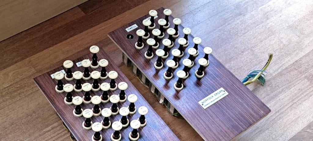 Kimber Allen solenoids / Hauptwerk  register., Ophalen, 2 klavieren, Orgel