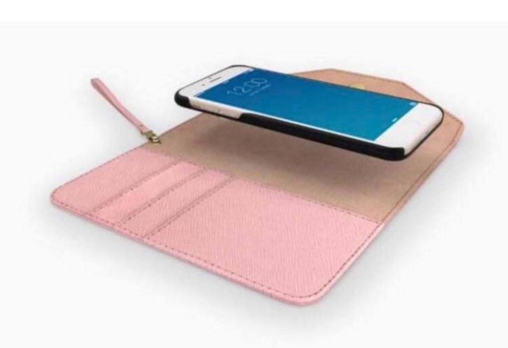 Ideal of Sweden Saffiano pink NIEUW hoesje iPhone 8 Plus, Pasjeshouder, Nieuw, Ophalen of Verzenden, IPhone 8 Plus