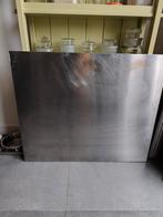 RVS achterwand spatplaat spatwand 90x75, Ophalen of Verzenden, Gebruikt