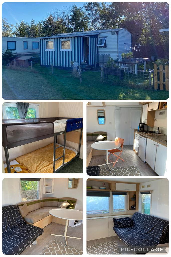 Stacaravan vlakbij het strand in Callantsoog te huur