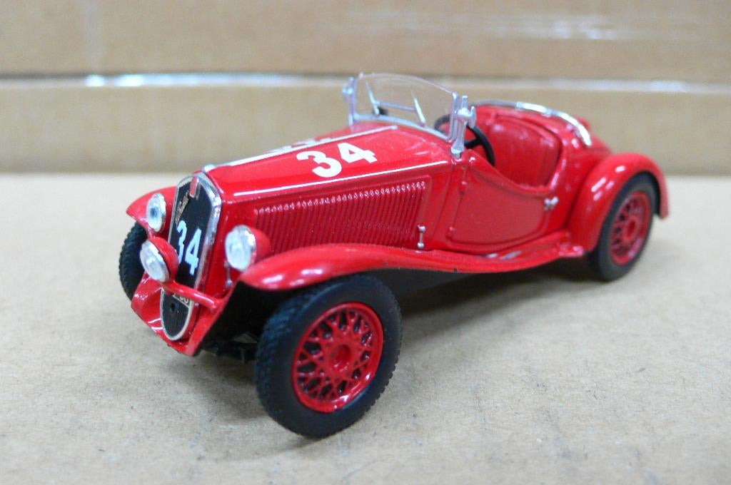 fiat ballila sport-mille miglia 1937- berti-coen - norev1/43, Verzenden, Nieuw, Auto, Norev