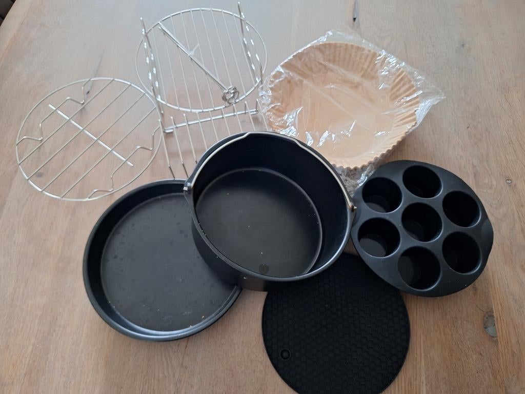 Airfryer accessoires set, Ophalen of Verzenden, Zo goed als nieuw, Airfryer XL