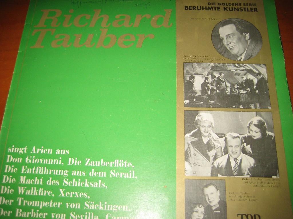 LP, Richard Tauber singt Arien, Opera of Operette, Ophalen of Verzenden, Zo goed als nieuw, Romantiek