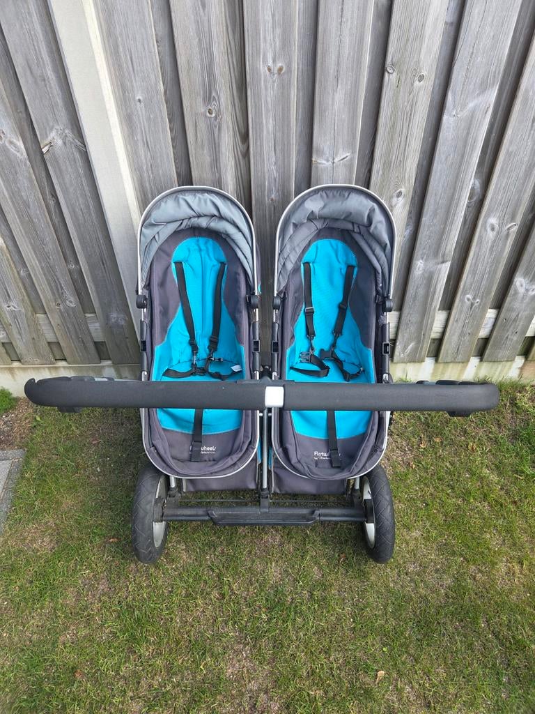 Tweeling-/duowagen, Kinderen en Baby's, Kinderwagens en Combinaties, Gebruikt, Duowagen, Combiwagen, Ophalen