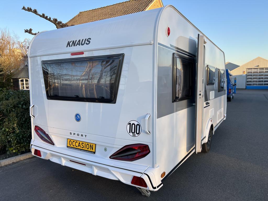 Knaus Sport 500 Eu Enkel bed,moverpakket, in nieuwstaat, Caravans en Kamperen, Rondzit, Bedrijf, Schokbreker, 5 tot 6 meter