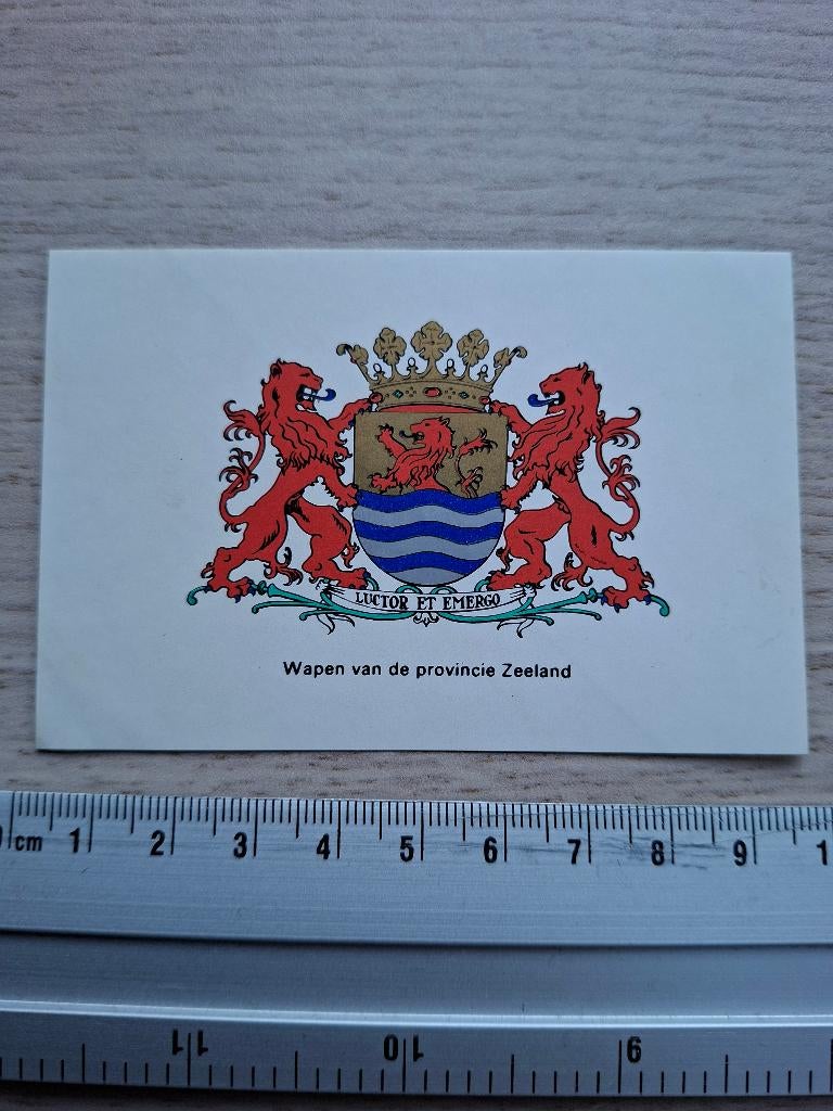 Sticker provincie Zeeland, Ophalen of Verzenden, Zo goed als nieuw, Bedrijf of Vereniging