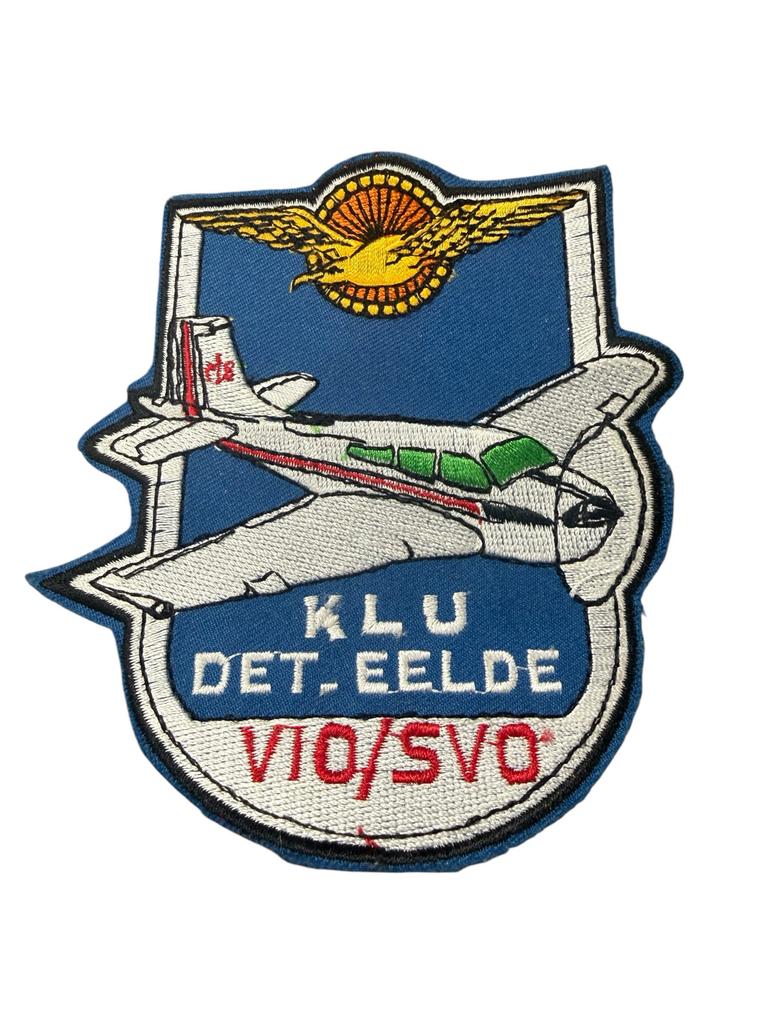 Badge KLu Det Eelde V10/SVO - Koninklijke Luchtmacht, Ophalen of Verzenden, Zo goed als nieuw