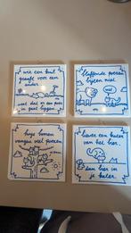 Tegeltjes met grappige poezen spreuken - Illustrator stijl, Ophalen of Verzenden