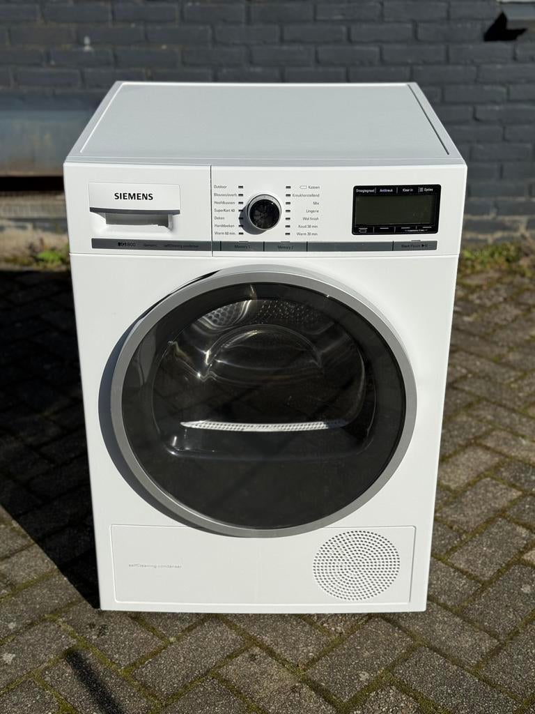SIEMENS IQ800 8KG A++ WARMTEPOMP DROGER MET GARANTIE!, Witgoed en Apparatuur, Wasdrogers, Minder dan 85 cm, Overige typen, 8 tot 10 kg