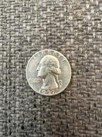 Quarter dollar 1957 zilver, Ophalen of Verzenden, Noord-Amerika, Losse munt, Zilver