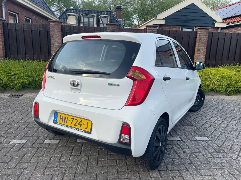 Kia Picanto 1.0 CVVT EconomyLine 5drs ISOFIX GROOT SCHERM NA, Auto's, Kia, Voorwielaandrijving, Euro 5, Stof, Gebruikt