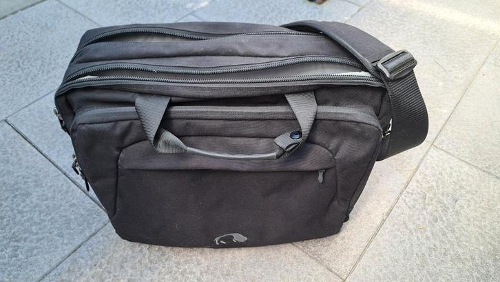 Zwarte laptoptas 17'' met schouderband, Computers en Software, Laptoptassen, 17 inch of meer, Ophalen