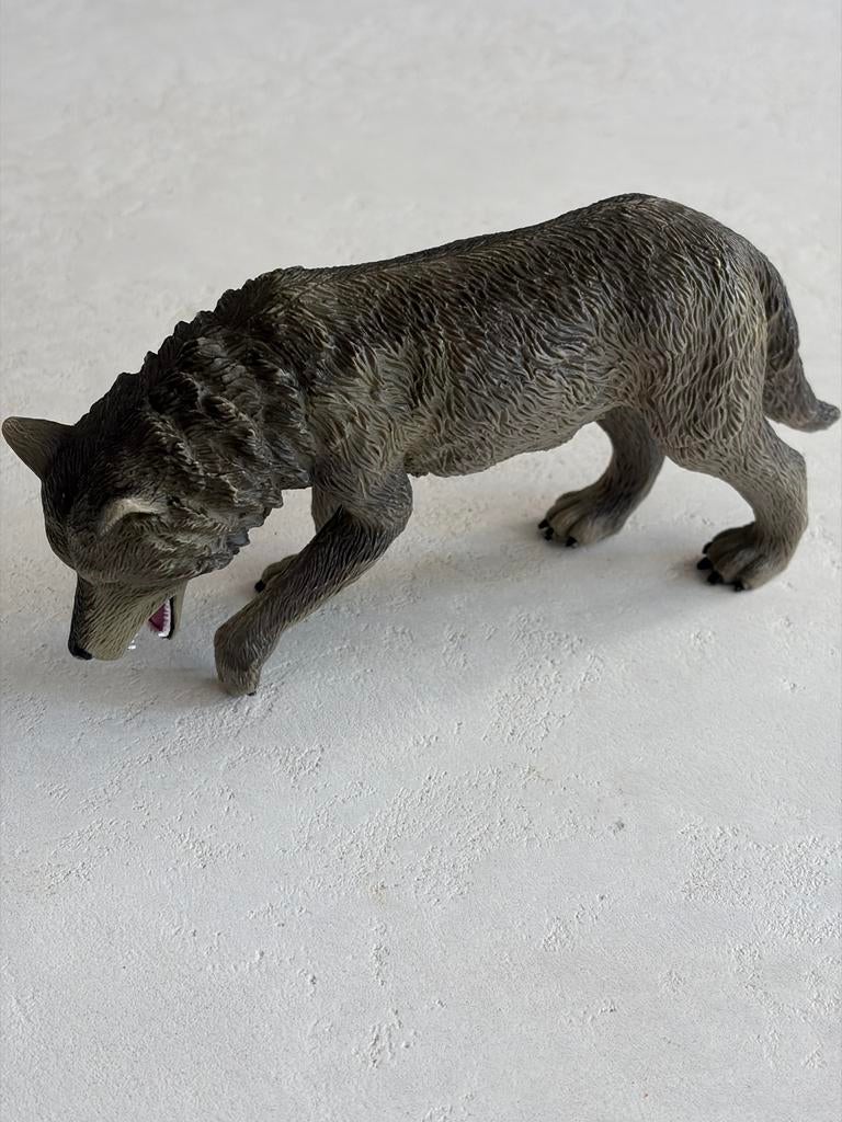 Gedetailleerd wolf speelfiguur - realistische weergave, Ophalen of Verzenden, Nieuw, Jongen of Meisje