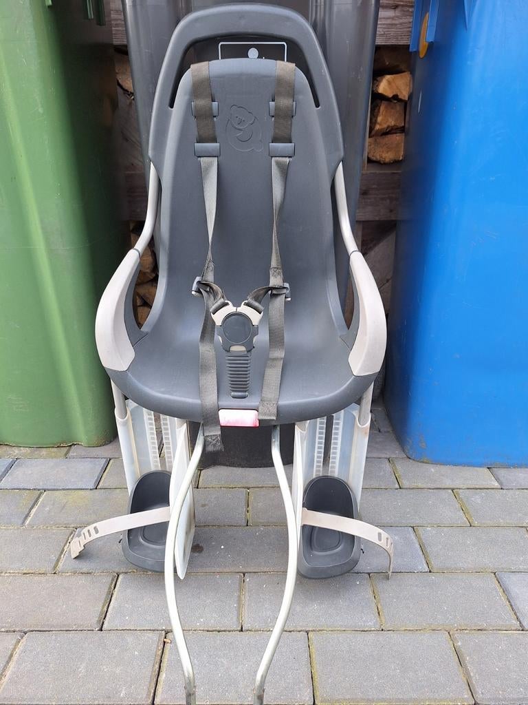 Qibbel fietsstoeltje achter met 2 montageblokken, Fietsen en Brommers, Fietsaccessoires | Fietsstoeltjes, Ophalen, Gebruikt
