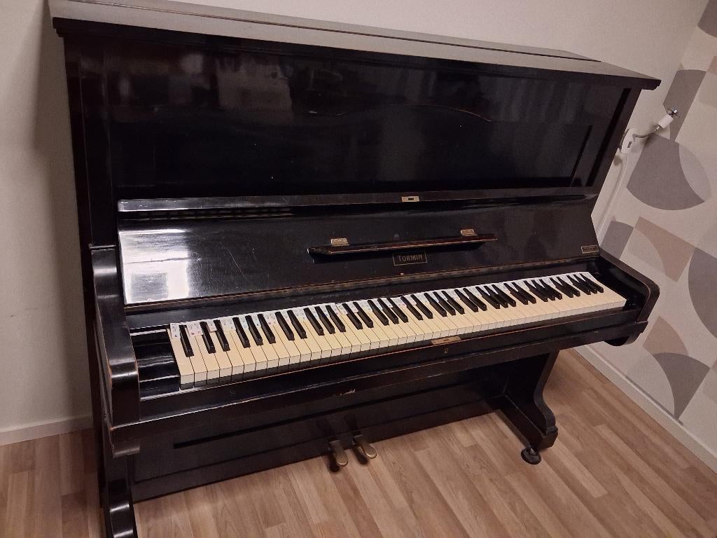 Piano, Muziek en Instrumenten, Piano's, Ophalen, Gebruikt, Zwart, Piano