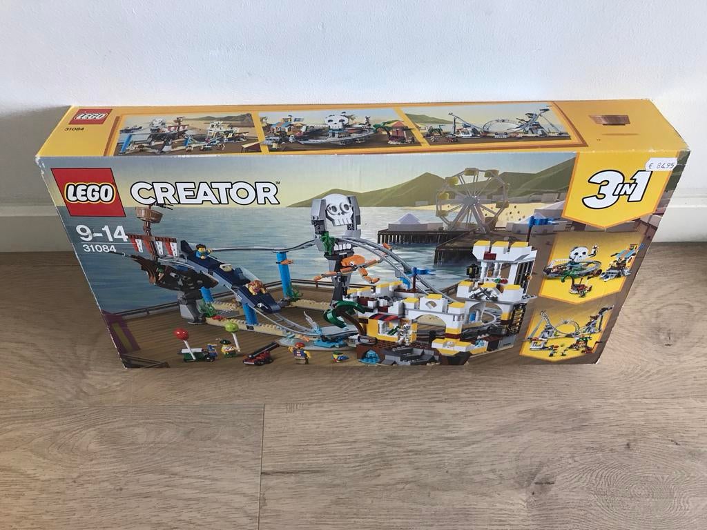 Lego creator, piratenachtbaan 31084, Gebruikt, Lego, Ophalen of Verzenden, Compleet