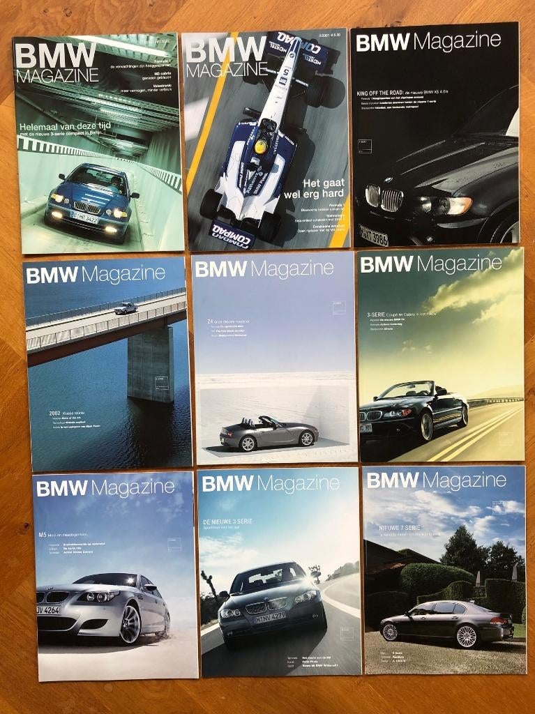 9 x BMW Magazine, Ophalen of Verzenden, Nieuw, BMW, BMW
