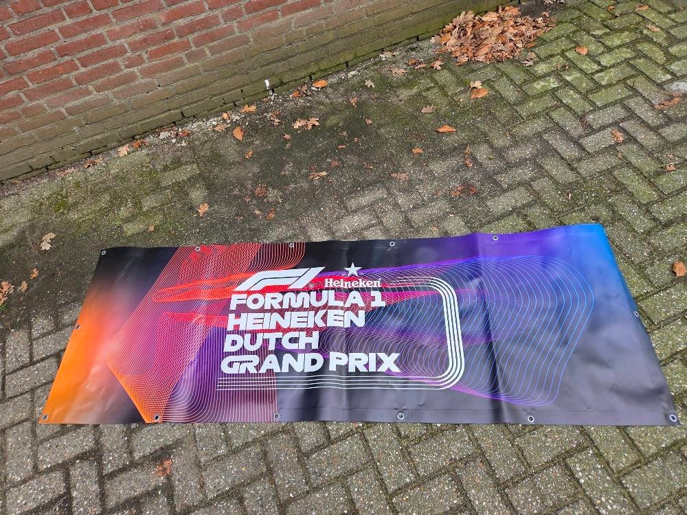 banner heineken formule 1 zandvoort, Ophalen of Verzenden, 'T Olde Gre-j, Info@toldegrej.nl, Endepoelstraat 20f Didam