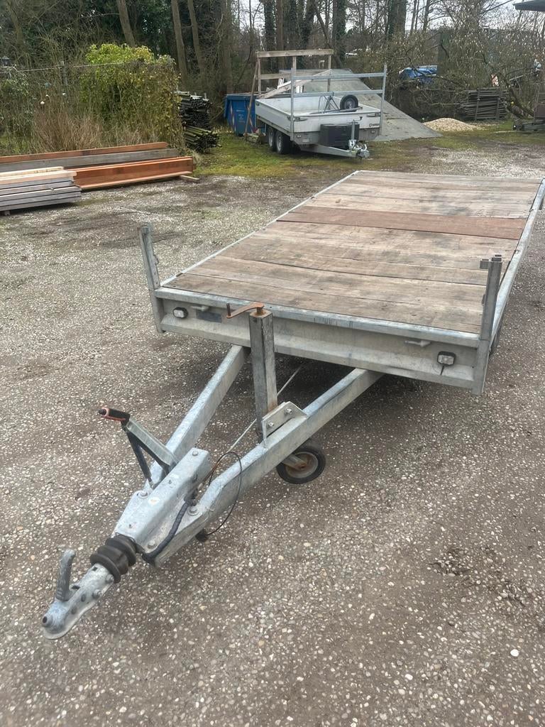 2009 annsems PSX2 plateauwagen aanhanger aanhangwagen kar, Ophalen, Gebruikt