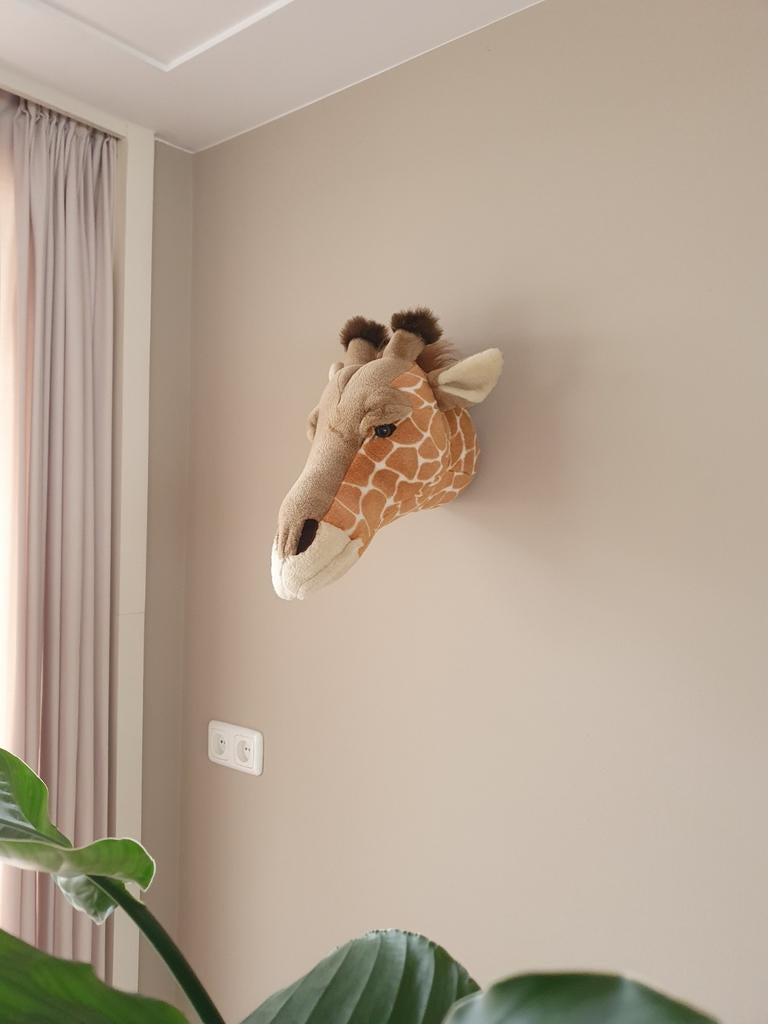 Giraf muurhanger decoratie knuffel, Ophalen, Gebruikt