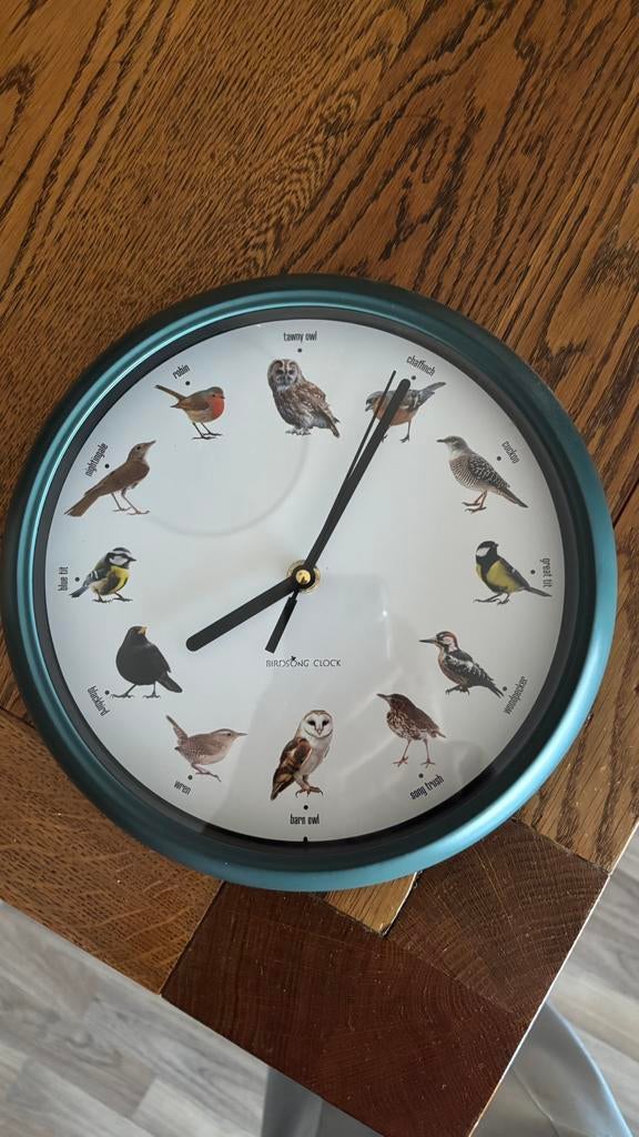 Vogelklok, Ophalen, Zo goed als nieuw, Wandklok