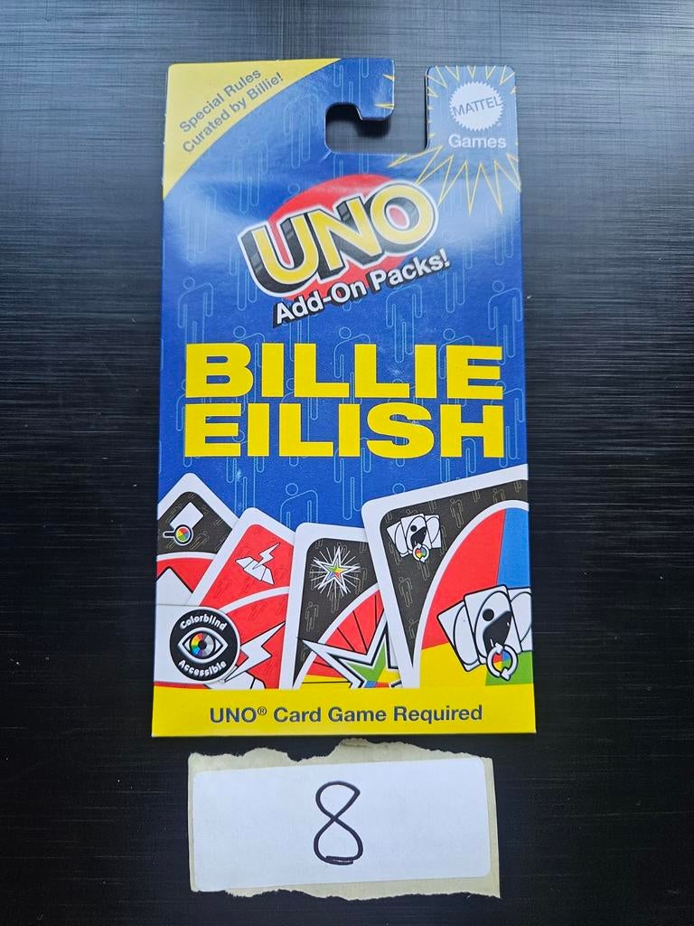 UNO Add-On Pack Billie Eilish 8/8, Ophalen of Verzenden, Nieuw