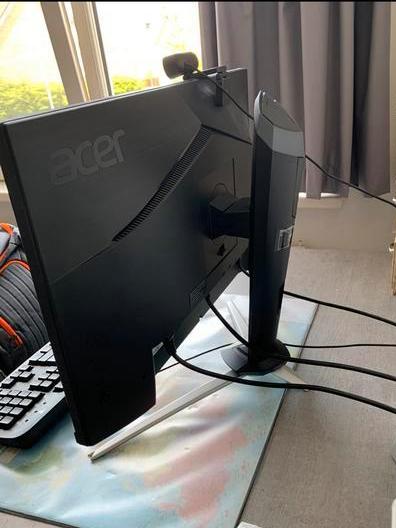Acer Nitro XV253Q 144Hz Gaming Monitor – 24.5 inch –Topstaat, Gaming, HDMI, In hoogte verstelbaar, IPS