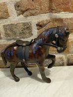 Vintage Leren Paardje met Zadel en Hoofdstel, Ophalen of Verzenden, Gebruikt, Dier