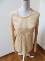 P63 MASSIMO DUTTI dunne trui linnen beige L = 38/40, Maat 38/40 (M), Massimo Dutti, Beige, Nieuw