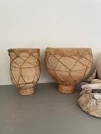 2 x aardewerk trommel / bongo. Marokkanse Tbilat. Goblet, Ophalen, Zo goed als nieuw, Trommel