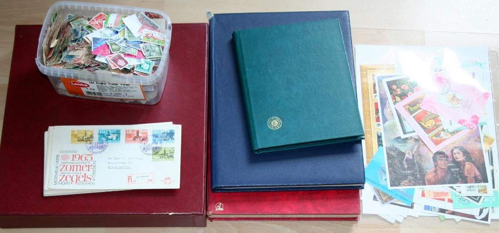 Partij met o.a.; Album Nederland, insteekboeken etc., Ophalen of Verzenden, Nederland en Buitenland