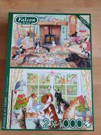 Falcon puzzel "Animals at Home", Ophalen, 500 t/m 1500 stukjes, Zo goed als nieuw, Legpuzzel