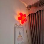 Roze bloem lamp - wandlamp kinderkamer, Ophalen, Zo goed als nieuw, Kunststof