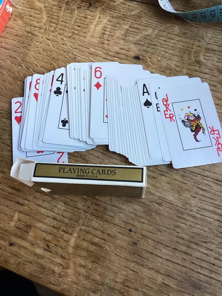 Liebert Corporation speelkaarten - Gemaco Bridge, Een of twee spelers, Ophalen of Verzenden, Gebruikt