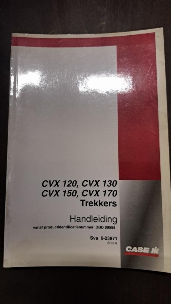 Handleiding Case CVX 120-170 Trekkers, Ophalen of Verzenden