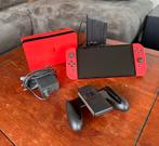 Nintendo switch Mario editie - special edition + accessoires, Spelcomputers en Games, Spelcomputers | Nintendo Switch, Ophalen