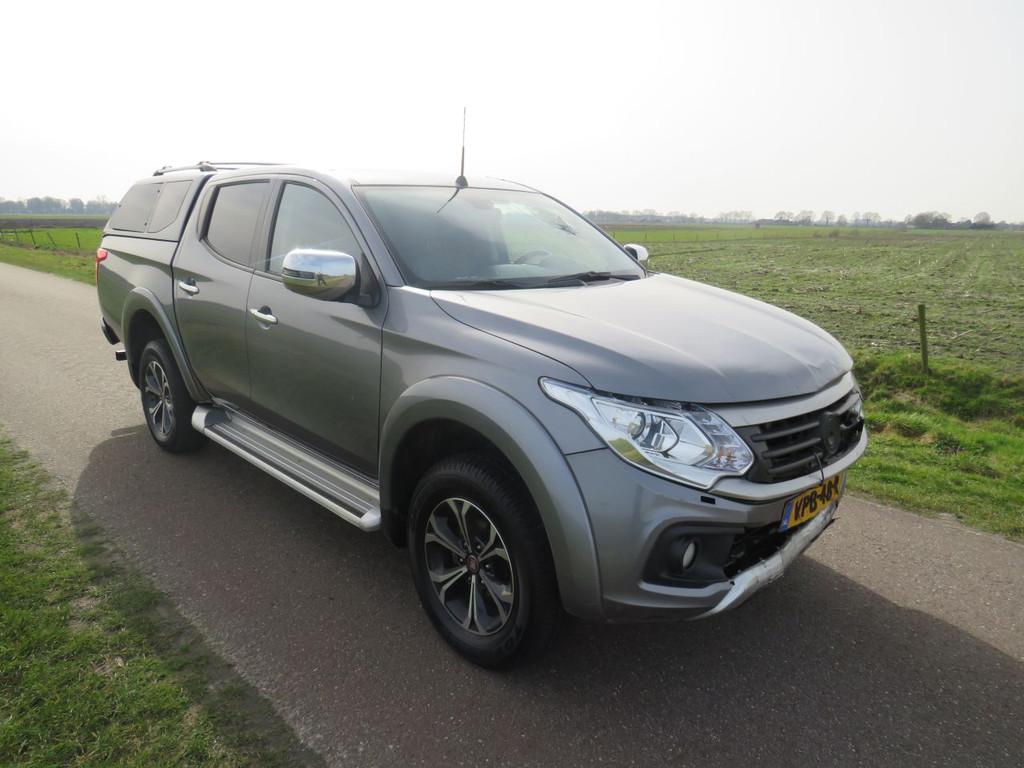 Fiat Fullback 2.4 181pk Automaat LX Doubel Cab 4x4 2018 Vol, Auto diversen, Schadeauto's, Automaat, Overige carrosserieën, Blauw
