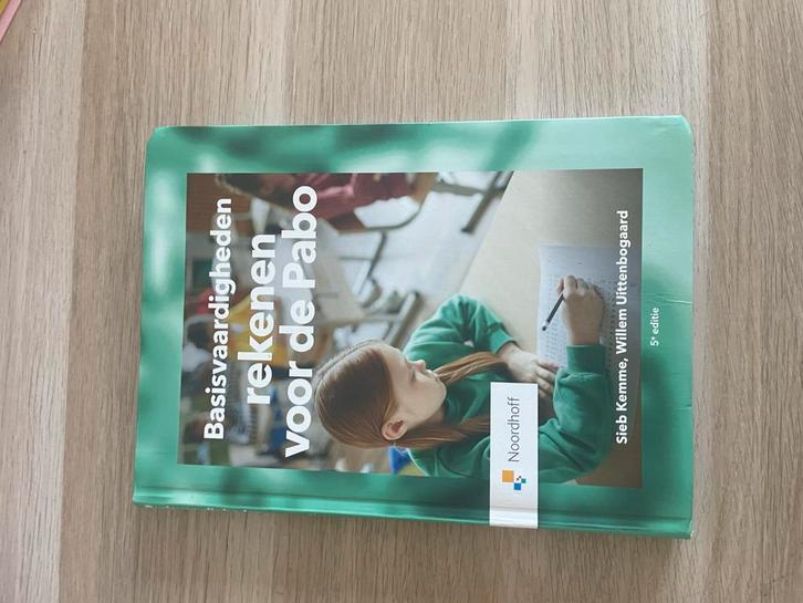 Basisvaardigheden Rekenen voor de Pabo - 5e editie, Boeken, Studieboeken en Cursussen, Gelezen, HBO, Beta, Ophalen of Verzenden
