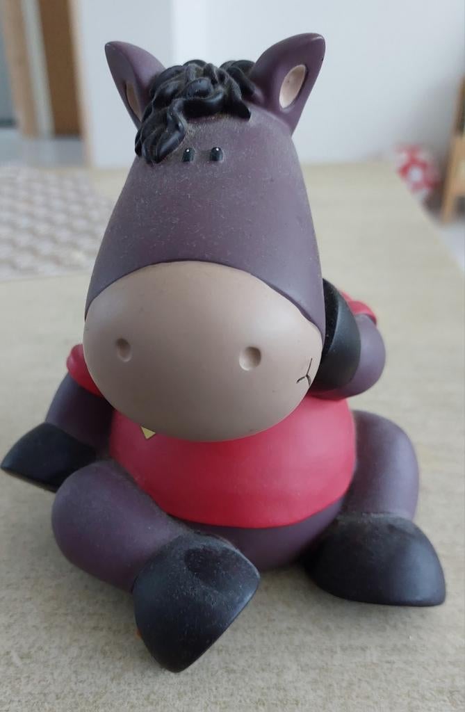 NICI Ferrari Paardje Beeldje spaarpot - Zgan, Ophalen of Verzenden, Zo goed als nieuw, Paard, Beeldje of Figuurtje